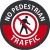 No Pedestrian Traffic Large Floor Sign -36" -Sportwalk - WF1236SW