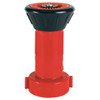 Adjustable Polycarbonate Fire Hose Nozzle, 2 1/2" NST, Fog/Stream/Shutoff, 210 gpm, Red, 1/Each - 25NST