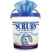 Scrubs Hand Cleaner Towels, Blue, 6 Containers/72 ea - 42272
