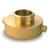 Female x Male Brass Reducer, 2 1/2" NST x 3/4" GHT, 1/Each - 724