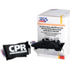 CPR Face Shields w/ Latex-Free One-Way Valve, 2 Exam Gloves, & Nylon Pouch on Keychain, 15/Box - J5101