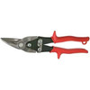 Wiss MetalMaster Snips, Compound Action, Cuts Straight to Left, Red Grips, 1/Each - M1R