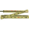 Lufkin Scale Wood Rule Red End, 5/8" x 6' Extension Rule, Graduated to 1/16ths, 1/Each - X46CT