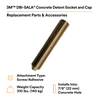 3M DBI-SALA Detent Anchor Socket and Cap For Concrete - Fits 7/8 in Hole - 2101000