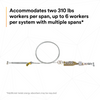 3M DBI-SALA Sayfline Cable Horizontal Lifeline System - 7602100