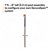 3M DBI-SALA SecuraSpan Pour - in - Place/Fasten - in - Place HLL Stanchion 7400203