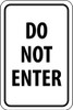 Walk On Floor Sign - 17" Dia. - Textured Non-Slip Surface - Do Not Enter - WFS24