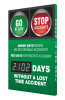 Digi-Day® 3 Electronic Safety Scoreboards: Green Days Means No Recordable Accidents Red Days For Recent Accident __ Days Without A Lost Time Accident 28" x 20" Aluminum Face / - SCK102