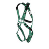 MSA V-FORM Harness w/Back D-Ring - Qwik-Fit Leg Straps - Extra Large - 10197197