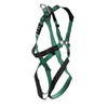 MSA V-FORM Harness w/Back D-Ring - Qwik-Fit Leg Straps - Extra Large - 10197197
