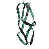 MSA V-FORM Harness w/Back D-Ring - Qwik-Fit Leg Straps - Extra Large - 10197197