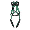 MSA V-FORM Harness w/Back D-Ring - Qwik-Fit Leg Straps - Super Extra Large - 10197198