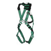 MSA V-FORM Harness w/Back D-Ring - Qwik-Fit Leg Straps - Super Extra Large - 10197198