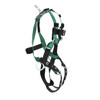 MSA V-FORM Harness w/Back, Front & Side D-Rings - Tongue Buckle Leg Straps - Extra Small - 10197206
