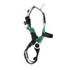 MSA V-FORM Harness w/Back, Front & Side D-Rings - Tongue Buckle Leg Straps - Extra Large - 10197208