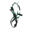 MSA V-FORM Harness w/Back, Front & Side D-Rings - Tongue Buckle Leg Straps - Extra Large - 10197208