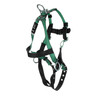 MSA V-FORM Harness w/Back, Front & Side D-Rings - Tongue Buckle Leg Straps - Extra Large - 10197208