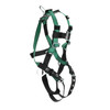 MSA V-FORM Harness w/Back, Front & Side D-Rings - Tongue Buckle Leg Straps - Extra Large - 10197208