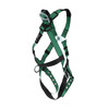 MSA V-FORM Harness w/Back & Side D-Rings - Tongue Buckle Leg Straps - Standard - 10197215