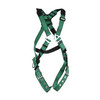 MSA V-FORM Harness w/Back & Side D-Rings - Tongue Buckle Leg Straps - Standard - 10197215