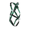 MSA V-FORM Harness w/Back & Side D-Rings - Tongue Buckle Leg Straps - Standard - 10197215