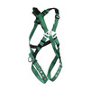 MSA V-FORM Harness w/Back & Side D-Rings - Tongue Buckle Leg Straps - Standard - 10197215