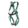 MSA V-FORM Harness w/Back & Side D-Rings - Qwik-Fit Leg Straps - Extra Large - 10197231