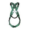 MSA V-FORM 10197234 Standard Full Body Harness w/Stainless Steel Hardware - Qwik-Fit Leg Straps - Standard (M/L)