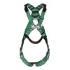 MSA V-FORM 10197238 Standard Full Body Harness w/Stainless Steel Hardware - Tongue Buckle Leg Straps - Standard (M/L)