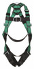 MSA V-FORM 10197433 Climbing Full Body Harness w/Qwik-Fit Leg Straps - Extra Large