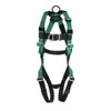 MSA V-FORM 10197435 Climbing/Positioning Full Body Harness w/Qwik-Fit Leg Straps - Extra Small