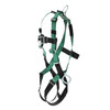 MSA V-FORM Harness w/Back, Front & Side D-Rings - Qwik-Fit Leg Straps - Standard - 10197436