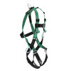MSA V-FORM Harness w/Back, Front & Side D-Rings - Qwik-Fit Leg Straps - Standard - 10197436