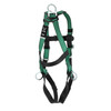 MSA V-FORM Harness w/Back, Front & Side D-Rings - Qwik-Fit Leg Straps - Standard - 10197436