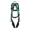 MSA V-FORM Harness w/Back, Front & Side D-Rings - Qwik-Fit Leg Straps - Extra Large - 10197437