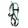 MSA V-FORM Harness w/Back, Front & Side D-Rings - Qwik-Fit Leg Straps - Super Extra Large - 10197438