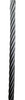 3M DBI-SALA Lad-Saf Swaged Cable - 3/8 Inch - 7x19 - Galvanized Steel - 110 FT - 6106110