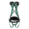 MSA V-FORM 10197365 Construction Full Body Harness w/Tongue Buckle Leg Straps - Shoulder Padding - Extra Large