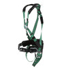 MSA V-FORM Construction Harness w/Back & Side D-Rings - Tongue Buckle Leg Straps - Shoulder Padding - Super Extra Large - 10197366