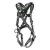 MSA V-FIT Harness w/Back, Front & Side D-Rings - Quick-Connect Leg Straps - Shoulder Padding - Extra Large - 10194865