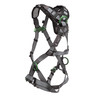 MSA V-FIT Harness w/Back & Side D-Rings - Quick-Connect Leg Straps - Shoulder Padding - Extra Small - 10194872