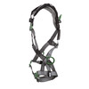 MSA V-FIT Harness w/Back & Side D-Rings - Quick-Connect Leg Straps - Shoulder Padding - Super Extra Large - 10194875
