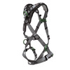 MSA V-FIT Harness w/Back & Side D-Rings - Quick-Connect Leg Straps - Shoulder Padding - Super Extra Large - 10194875