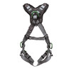 MSA V-FIT Harness w/Back & Side D-Rings - Quick-Connect Leg Straps - Shoulder Padding - Super Extra Large - 10194875