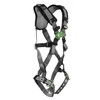 MSA V-FIT Harness w/Back D-Ring - Tongue Buckle Leg Straps - Shoulder Padding - Extra Large - 10194890