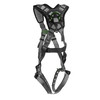 MSA V-FIT Harness w/Back D-Ring - Tongue Buckle Leg Straps - Shoulder Padding - Extra Large - 10194890