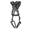 MSA V-FIT Harness w/Back D-Ring - Tongue Buckle Leg Straps - Shoulder Padding - Super Extra Large - 10194891
