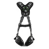 MSA V-FIT Harness w/Back & Front D-Rings - Tongue Buckle Leg Straps - Shoulder Padding - Extra Small - 10194892