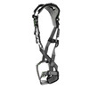 MSA V-FIT Harness w/Back & Front D-Rings - Tongue Buckle Leg Straps - Shoulder Padding - Super Extra Large - 10194895