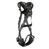 MSA V-FIT Harness w/Back & Front D-Rings - Tongue Buckle Leg Straps - Shoulder Padding - Super Extra Large - 10194895